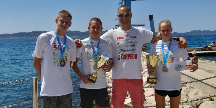 Plivači Primorja uspješni na jubilarnom izdanju maratona Preko-Zadar