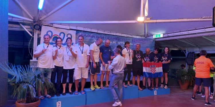 Hrvatski reprezentativci u plivanju s perajama uspješni na CMAS Openu u talijanskoj Bielli