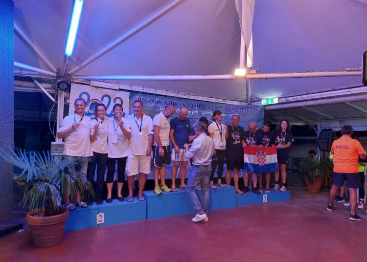Hrvatski reprezentativci u plivanju s perajama uspješni na CMAS Openu u talijanskoj Bielli
