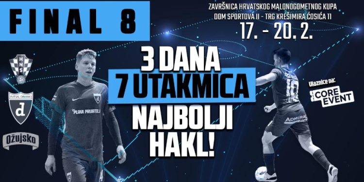 Malonogometni majstori u zagrebačkom Domu sportova
