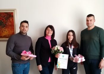 U Općini Viškovo održan prijem za karatisticu Emu Sgardelli