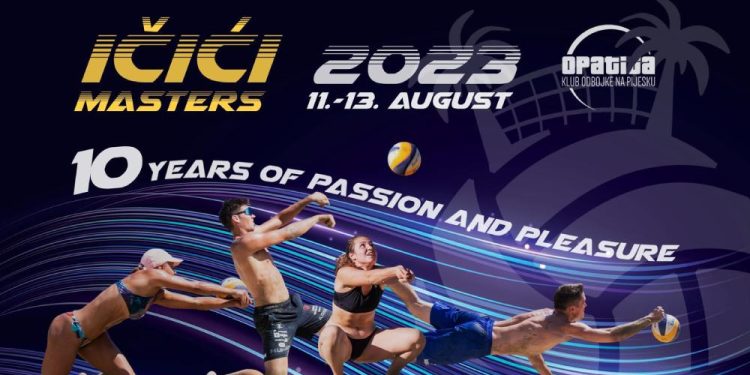 Počelo 10. jubilarno izdanje međunarodnog turnira u odbojci na pijesku “Masters Ičići Open 2023”