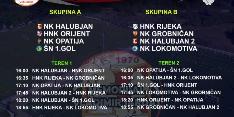 Mlađi pioniri Škole nogometa 1. gol pobjednici 52. Memorijala Vladimir Jardas u Viškovu