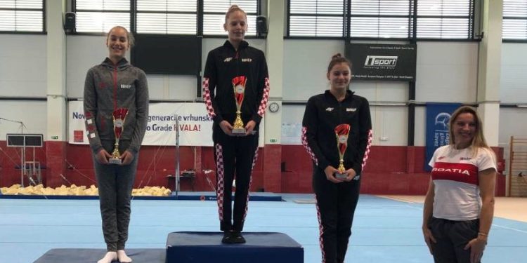 Gimnastičarka riječke Vite Mila Prpić pobjednica CRO – GYM juniorske lige