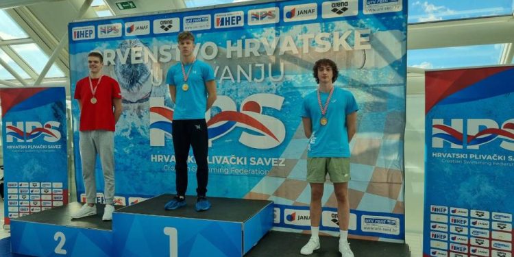 Uspješan nastup članova riječke Nevere na Prvenstvu Hrvatske u plivanju