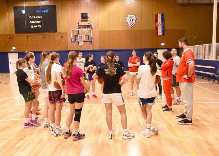 Kontrolno okupljanje U16 ženske košarkaške reprezentacije u Selcu