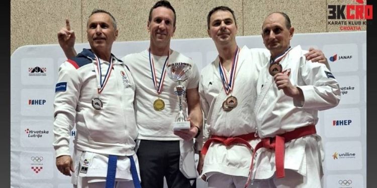 Samuel Roksandić osvojio naslov veteranskog prvaka Hrvatske u katama