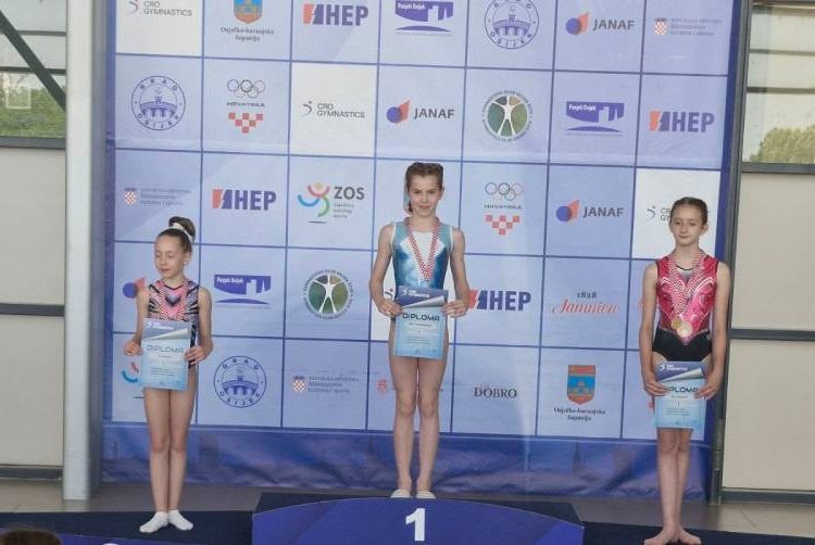 Prva medalja Gimnastičkog kluba Viškovo na Prvenstvu Hrvatske!