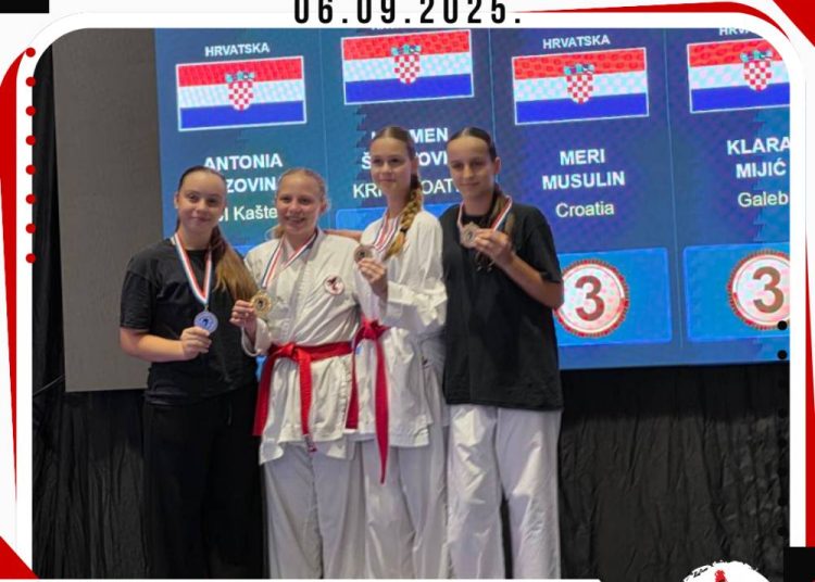 “Žetva” medalja Karate kluba Krk Croatia na Međimurje Openu