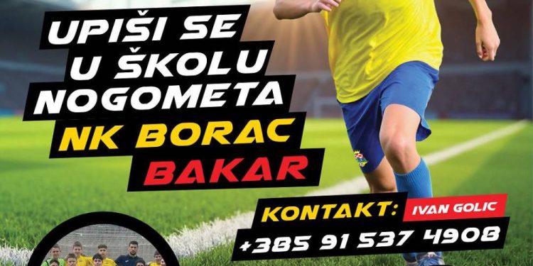 NK Borac Bakar otvorio upise u Školu nogometa