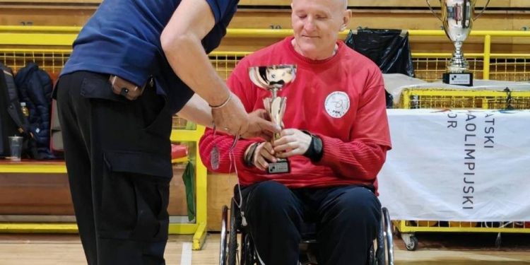 Član Parasportskog Boccia kluba Rijeka Miroslav Matić srebrni na završnici Kupa Hrvatske