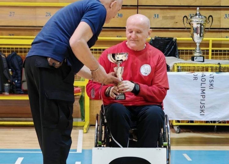 Član Parasportskog Boccia kluba Rijeka Miroslav Matić srebrni na završnici Kupa Hrvatske