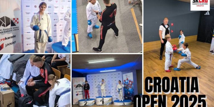 Karate klub Krk Croatia zapažen na Croatia Openu