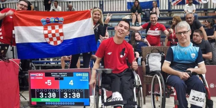 Luka Wagner treći na boccia challengeru u Italiji!