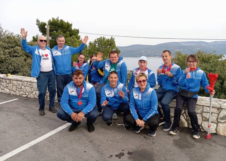 Devet medalja Paraatletskog kluba Srce Rijeka u šestom kolu Hrvatske paraatletske lige