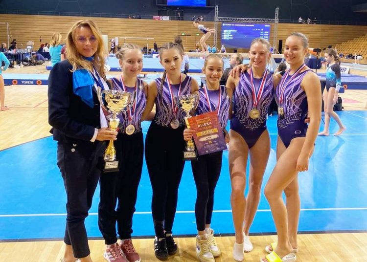 Pet medalja za Gimnastičarke Vite na Prvenstvu Hrvatske u Rijeci