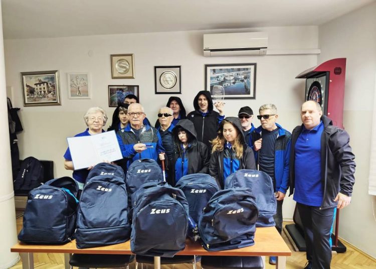Zaklada Adris podržala Sportski klub slijepih Rijeka: nova oprema za nove pobjede