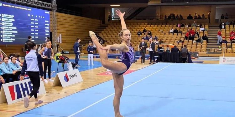 Nola Žiković izborila nastup na Juniorskom Europskom prvenstvu u sportskoj gimnastici