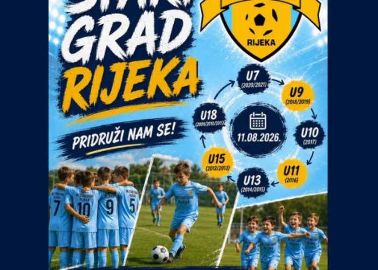 NK Stari grad Rijeka upisuje nove članove: Postanite dio nogometne obitelji na Belvederu