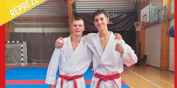 Mladi karatist Krk Croatije Adrian Badurina na pripremama hrvatske reprezentacije